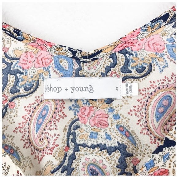 Bishop + Young Paisley Printed Romper Size Small - Picture 9 of 9
